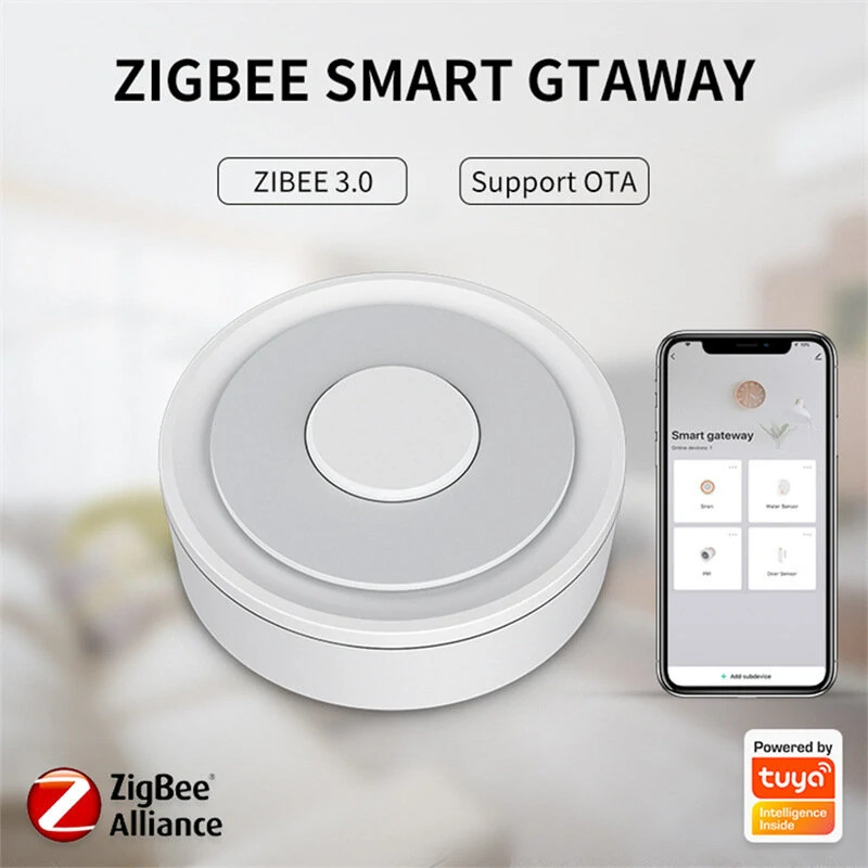 Tuya Homekit Zigbe Wired Gateway Hub APP Remote Control Intelligent Smart Home Bridge Support Voice Control with Alexa Google Home — view 4