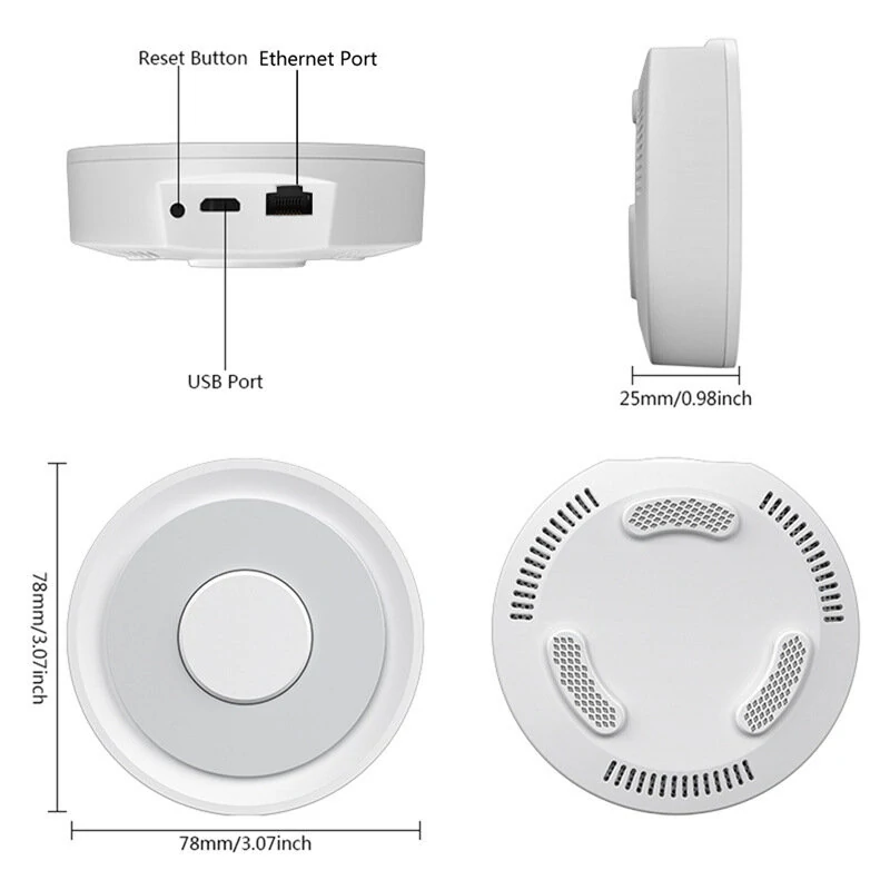 Tuya Homekit Zigbe Wired Gateway Hub APP Remote Control Intelligent Smart Home Bridge Support Voice Control with Alexa Google Home — view 5