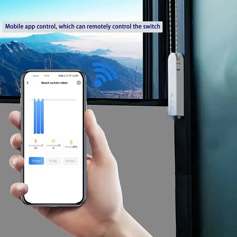 Tuya Smart WiFi Blind Motor USB Automatic Electric Roller Shutter Shadows App Control Lifting Curtain Opening Closing Driver — view 5
