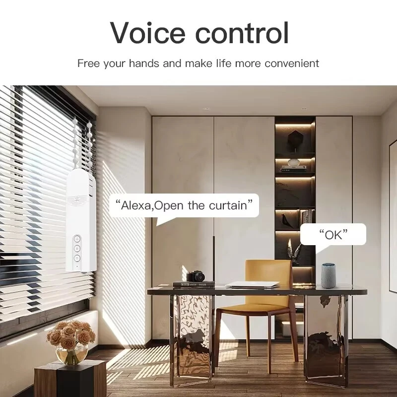 Tuya Smart WiFi Blind Motor USB Automatic Electric Roller Shutter Shadows App Control Lifting Curtain Opening Closing Driver — view 6