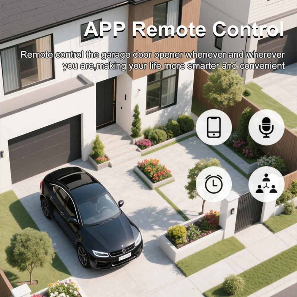 Tuya Smart WiFi Garage Door Switch Module Remote Control Smart Life App Works with Alexa Google Home — view 3