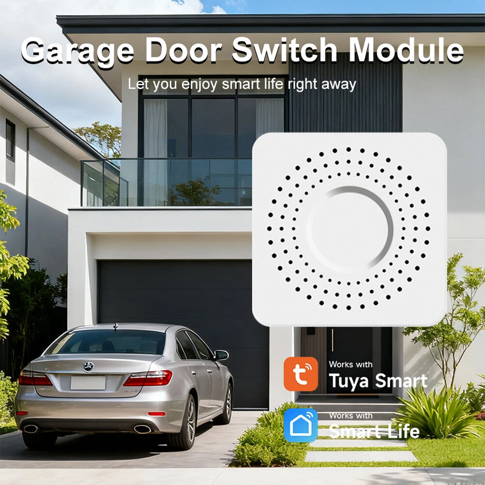 Tuya Smart WiFi Garage Door Switch Module Remote Control Smart Life App Works with Alexa Google Home — view 4