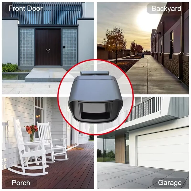 Tuya Smart WiFi Outdoors Waterproof Detector Motion Sensor Remote APP Notifications Compatible with Alexa — view 3