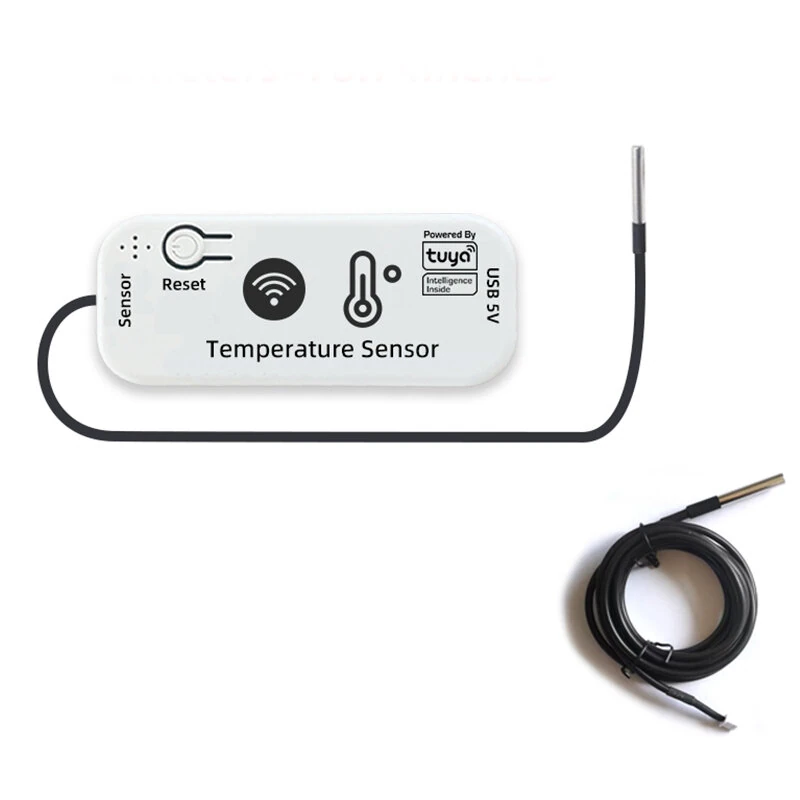 Tuya Smart WiFi /Zigbe Temperature Sensor -20°C to 105°C Remote Monitoring Alarm Alerts Smart Home Thermometer Smart Life APP — view 8