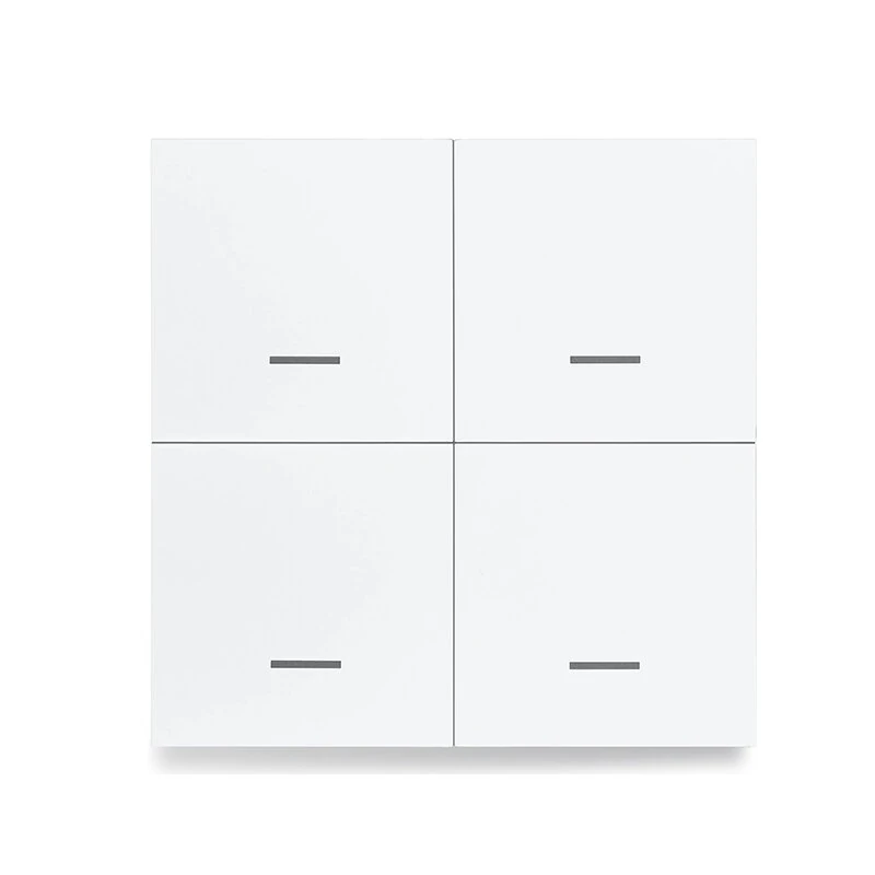 Tuya Smart ZigBee3.0 Switch 4 Gangs Scenario 12 Scenes Switch Push Button Controller Support Home Assistant Zigbee3.0 Gateway Required — image 1