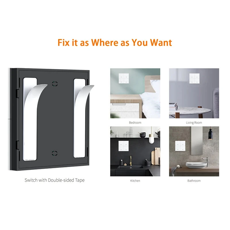 Tuya Smart ZigBee3.0 Switch 4 Gangs Scenario 12 Scenes Switch Push Button Controller Support Home Assistant Zigbee3.0 Gateway Required — view 5