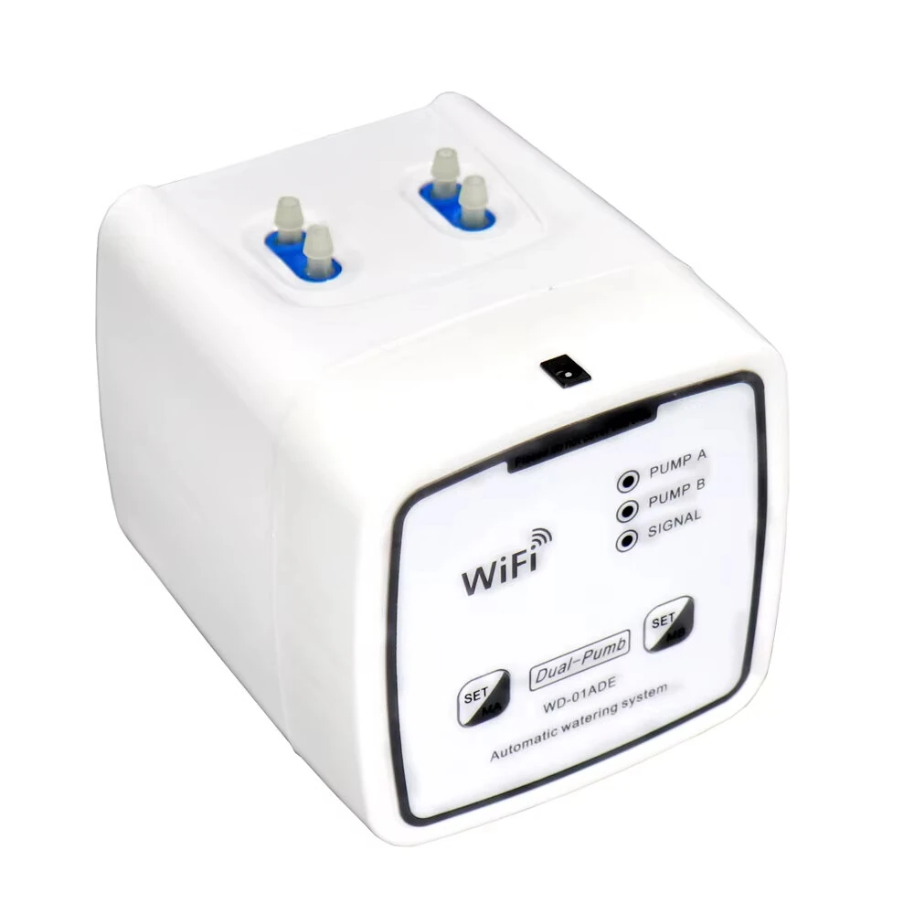 Tuya WIFI Smart Garden Intelligent Watering Device 20 Pots Double Pump Timed Automatic Drip Irrigation System Remote APP Controller for Garden Terrace — view 2