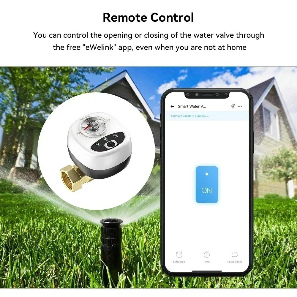 Tuya WiFi Smart Water Valve APP Remote Control DN15/20/25 Timing & Voice Control Work With Alexa Google Home — view 4