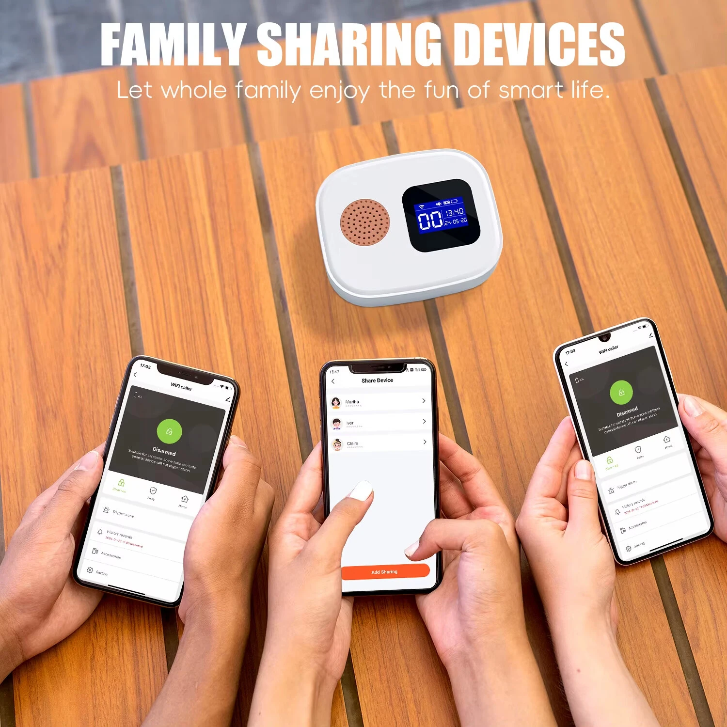 Tuya WiFi SOS Wireless Caregiver Pager Call Button System Emergency Alert Button for Seniors Patient Disabled Elderly Indoor Smart Life APP — view 4
