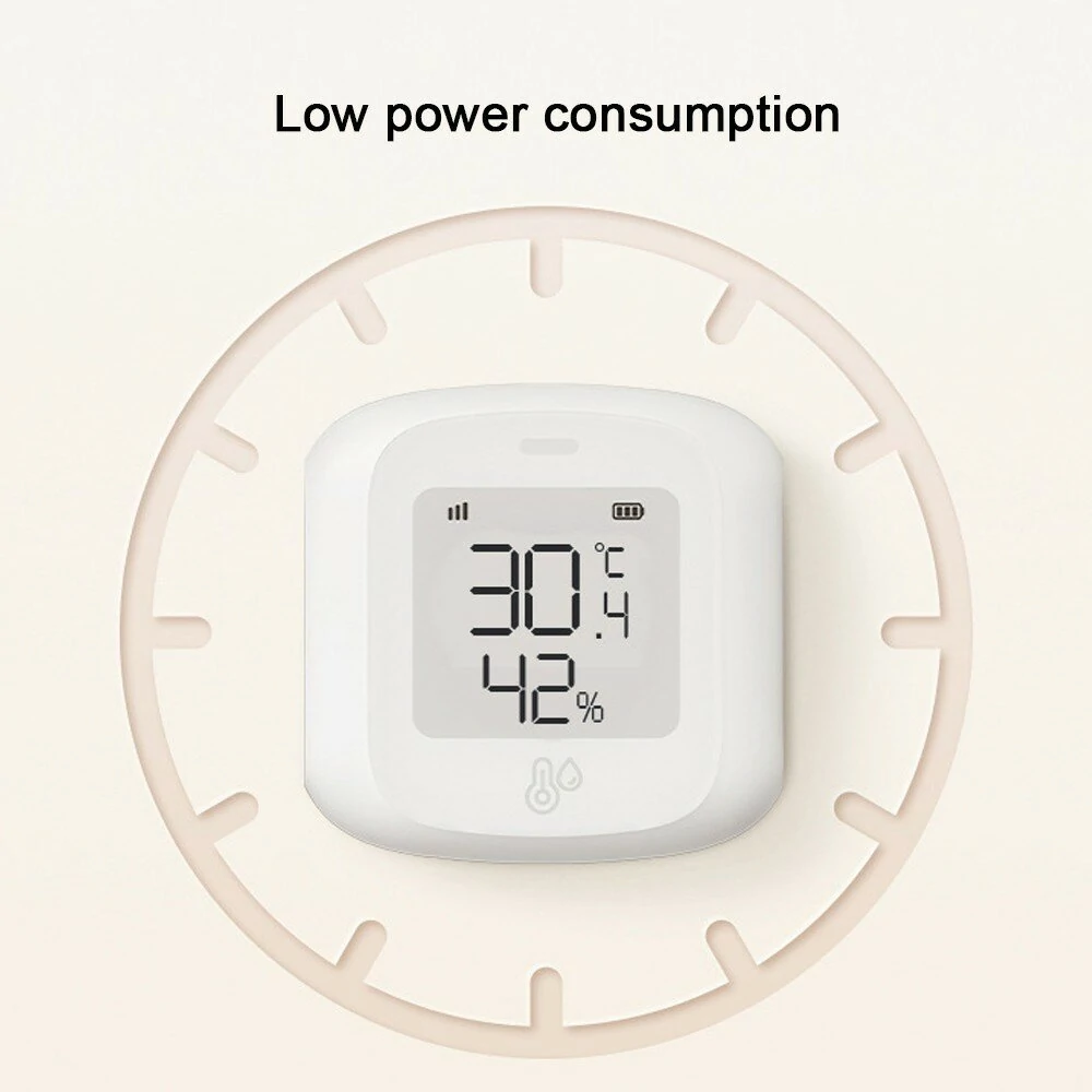 Tuya WiFi Temperature Humidity Tester Digital Display Mobilephone APP Remotely Control Intelligent Linkage Hygrothermograph Smarthome Device — view 4