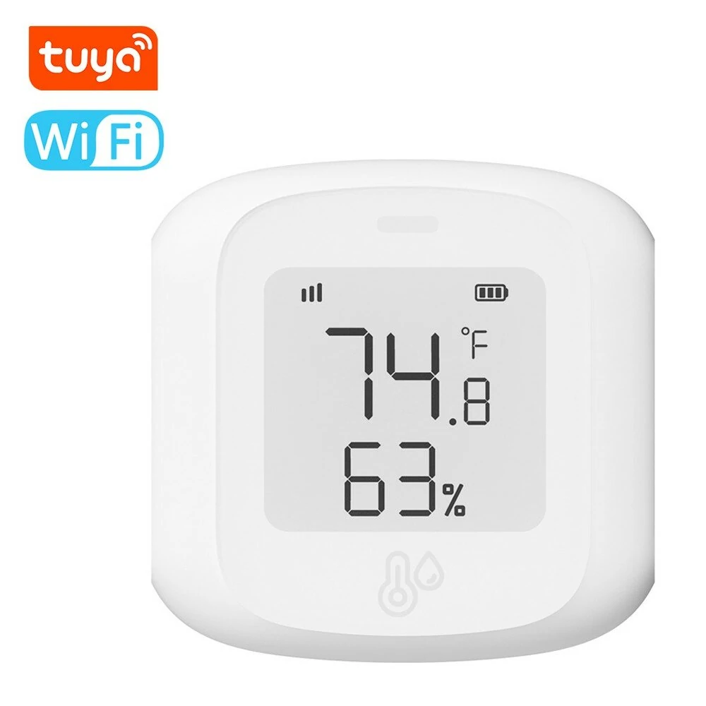 Tuya WiFi Temperature Humidity Tester Digital Display Mobilephone APP Remotely Control Intelligent Linkage Hygrothermograph Smarthome Device — view 9