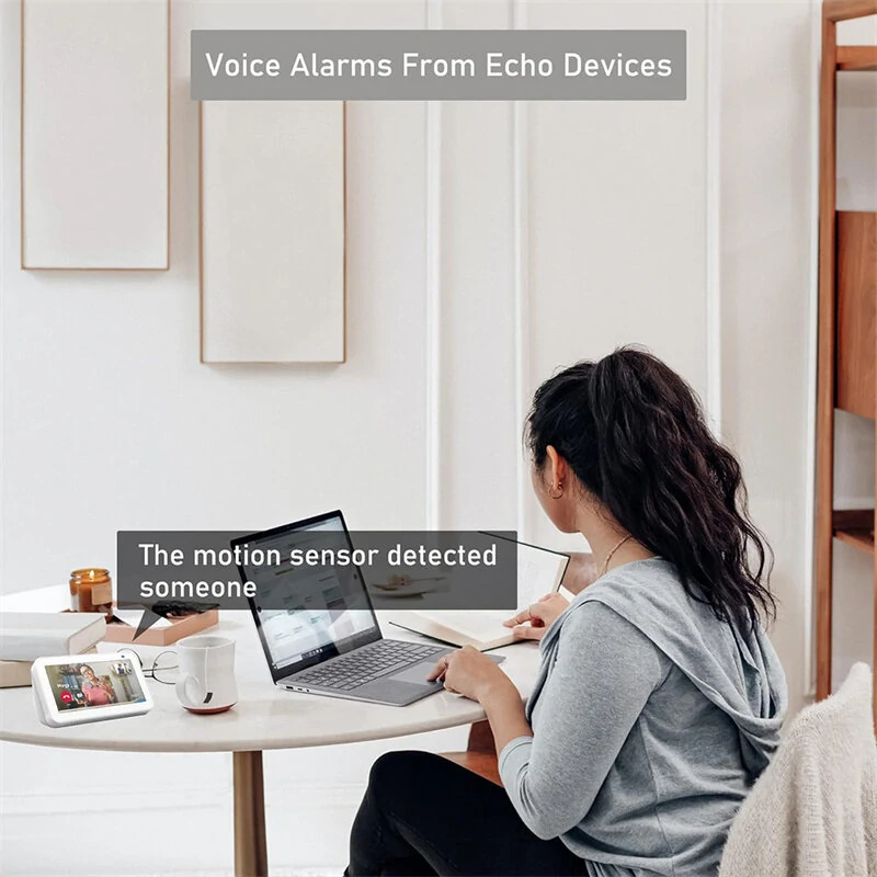 Tuya Zigbe Human Motion Sensor Smart Home Mini PIR Motion Sensor Infrared Detector Security Smart Life Work with Alexa Google Assistant Hubitat Hub — view 6