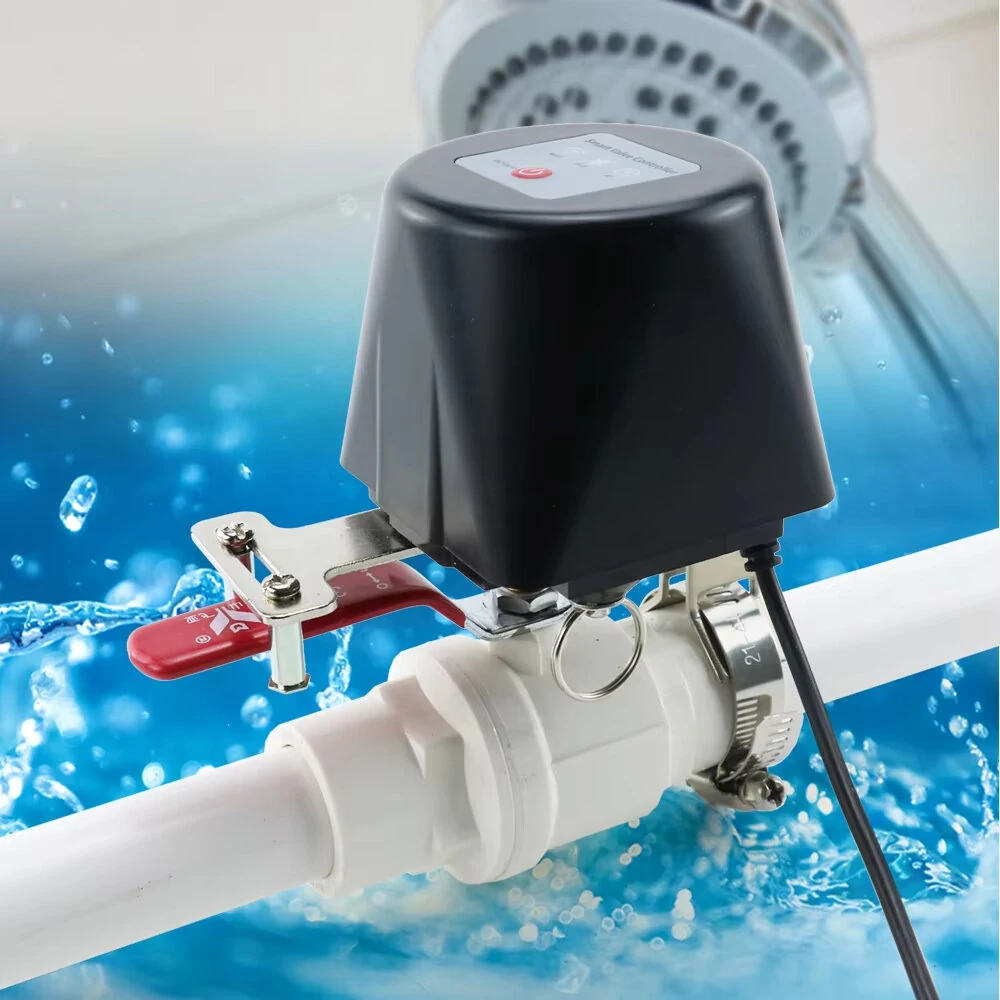 Tuya Zigbe Smart Gas Valve Garden Water Shut Off Timer Irrigation Controller Work with Alexa Google Assistant Smart Life APP — view 4