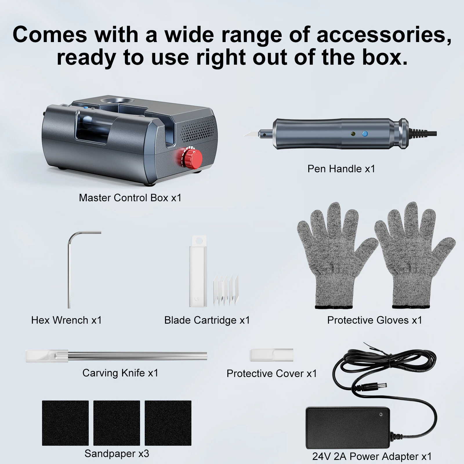 TWO TREES U1 Ultrasonic Scalpel Cutter 40kHz 40W Adjustable Power Precision Carving Knife Tools — view 7