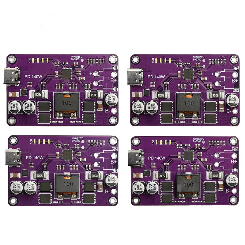 Type-C 3S 4S 5S 6S PD3.1 140W High Power Fast Charger Module Li-ion Battery Charger/Discharger Module for FCP AFC SCP QC2.0/3.0 — Type-C