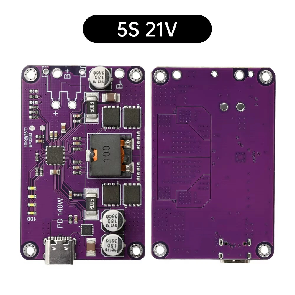 Type-C 3S 4S 5S 6S PD3.1 140W High Power Fast Charger Module Li-ion Battery Charger/Discharger Module for FCP AFC SCP QC2.0/3.0 — view 10