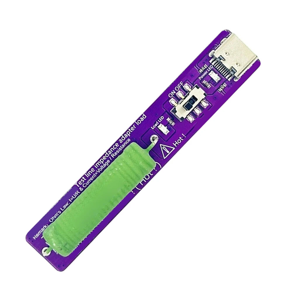 Type-C PD Resistive Load Tester 10W 4.7 Ohm USB C Charger & Cable Power Meter Fast Check Aging Test Tool — view 6