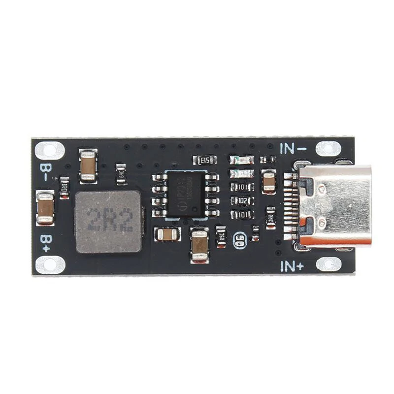 Type-C USB Input 3A High-current Polymer Ternary Lithium Battery Charging Board 5V-4.2V — view 2
