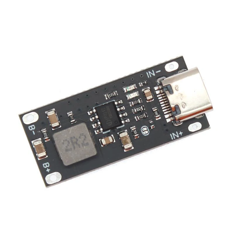 Type-C USB Input 3A High-current Polymer Ternary Lithium Battery Charging Board 5V-4.2V — view 3