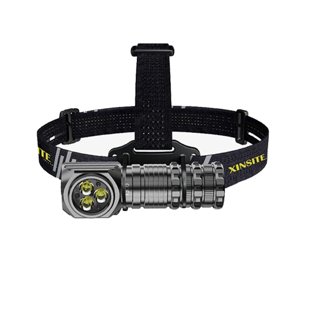 Type-C USB Rechargeable Headlamp 18650 White Red LED Headlight Fishing Torch 7 Gears Multifunctional Aluminum Alloy Flashlight for Outdoor Camping Hiking Working Running — view 2