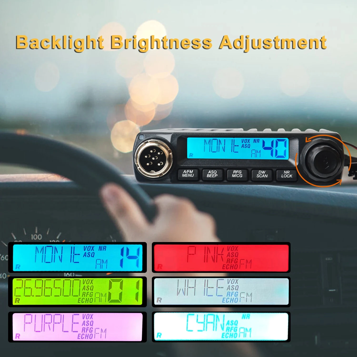 TYT CB Mini Radio 27MHz Mobile Transceiver 40 Channels FM AM Modulation 4W Compact European City Band Walkie Talkie UHF SO239 Connector — view 6