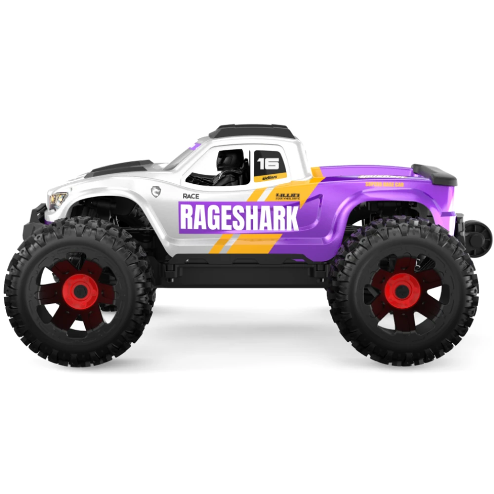 UDIRC 1611 RTR 1/16 2.4G 4WD 30km/h RC Car LED Light High Speed Off-Road Truck Full Proportional Vehicles Models Oil Filled Shocks Toys — view 8