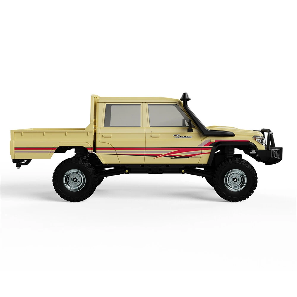 UDIRC UCX1801 PRO RTR 1/18 2.4G 4WD Brushless FOC RC Car for TOYOTA  Land Cruiser LC79 Rock Crawler Tank Turn Off-Road Climbing Truck LED Light Two Speed Reverse Gearbox Mechanical Shift Oil Filled Shocks Mirco Vehicles Models Toys — view 5