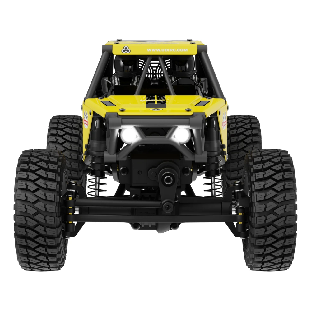 UDIRC UCX2405 UCX2405 PRO RTR 1/24 2.4G 4WD RC Car Rock Crawler Off-Road Climbing Cage Trail Truck Snow Leopard LED Light Full Proportional Vehicles Models Oil Filled Shocks Toys — view 8