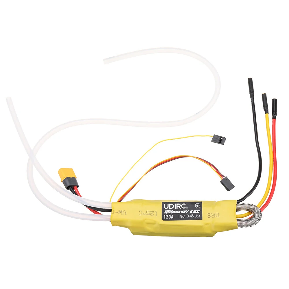 UDIRC UDI022 Tylosaurus RC Boat Spare 120A Brushess ESC 3-4S Speed Controller UDI022-30 Vehicles Models Parts Accessories