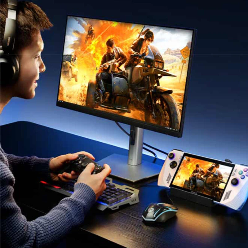 UGREEN CM800 9-in-1 USB-C Gaming Docking Station with 10Gbps USB3.2 / Type-C3.2 / USB2.0*2 / 4K@60Hz HD / P100W / 1000M Ethernet / SD&TF Card Reader Multiports Splitter Adapter for PC Laptop Computer — view 6