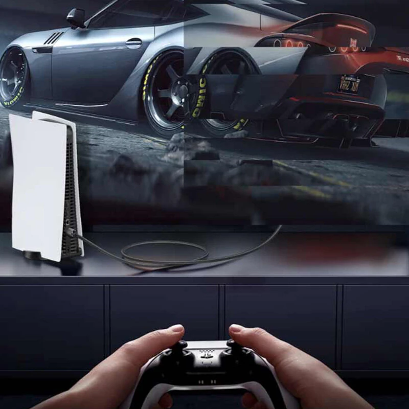 UGREEN HD135 8K HD2.1 Cable 48Gbps 8K@60Hz 4K@120Hz HD Cable Splitter Switch Cable Dynamic HDR eARC VRR ALLM Supported for PS5 Xbox Gaming — view 3