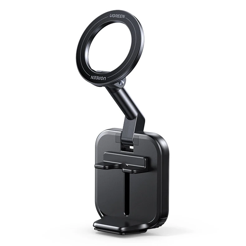 Ugreen LP899 Mobille Phone Magnetic Stand Clamp-on Travelling Holder Double-layer Strong Magnetic Ring Design 720° Horizontal and Vertical Screen Adjustment Mini Foldable Desktop Phone Bracket — Ugreen