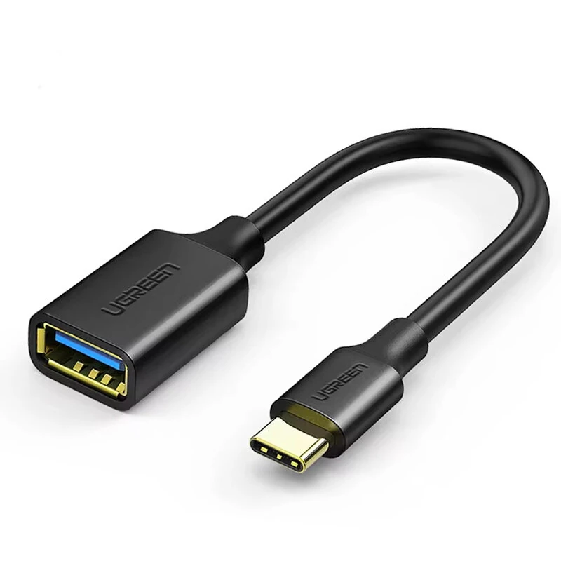 Ugreen US154 Type-C Male to USB3.0 Female OTG Adapter Cable for Phone Laptop Tablet U Disk — Ugreen