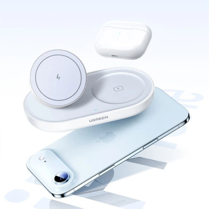 Ugreen W501 20W Wireless Charger Fast Wireless Charging Station for Smart Phones for iPhone 17 17 Pro 16 Pro Max for Xiaomi 17pro for Huawei Mate XTs for OPPO for VIVO for Airpods — view 2