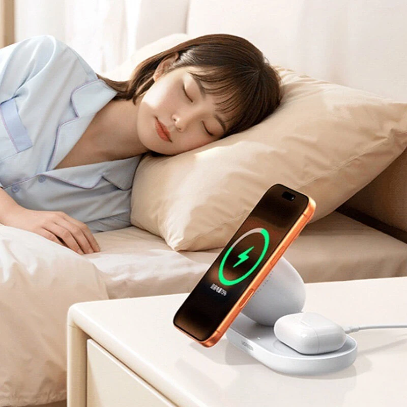 Ugreen W501 20W Wireless Charger Fast Wireless Charging Station for Smart Phones for iPhone 17 17 Pro 16 Pro Max for Xiaomi 17pro for Huawei Mate XTs for OPPO for VIVO for Airpods — view 5