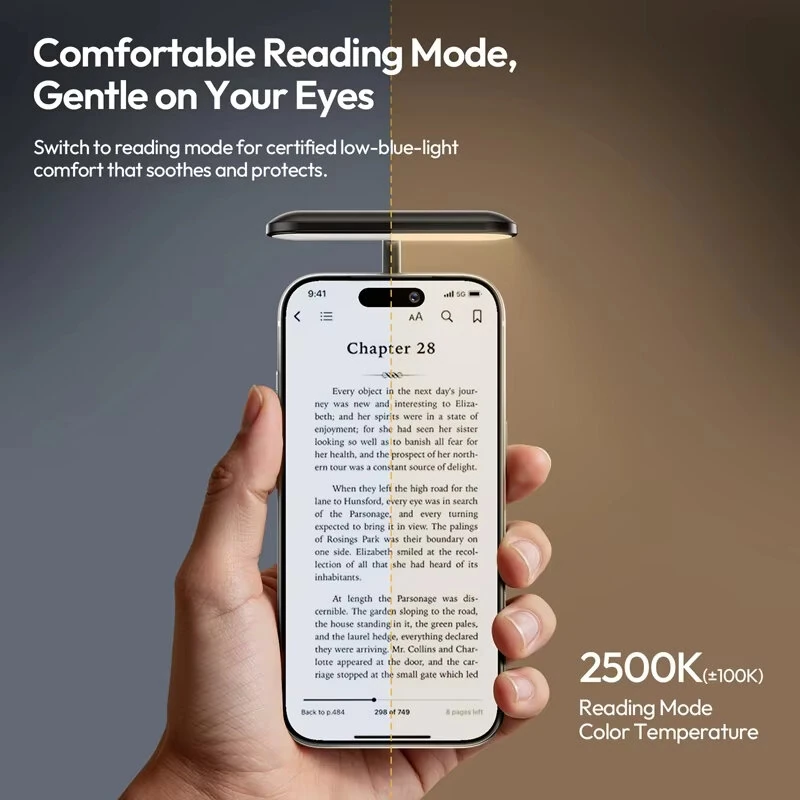 Ulanzi M10 Flexible Phone Light Video Light Magnet for iPhone 17 16 15 14 for Huawei for Xiaomi Selfie Reading Vlog — view 3