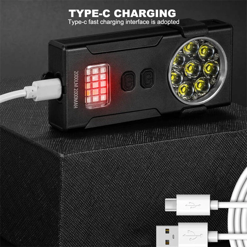 Ultra Bright Mini Rechargeable Head Lamp LED Clip-on Cap Light Waterproof Headlamp for Fishing Camp — view 4