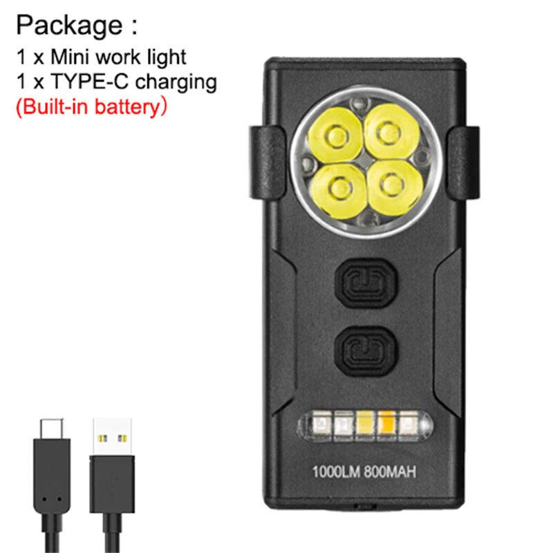 Ultra Bright Mini Rechargeable Head Lamp LED Clip-on Cap Light Waterproof Headlamp for Fishing Camp — view 7