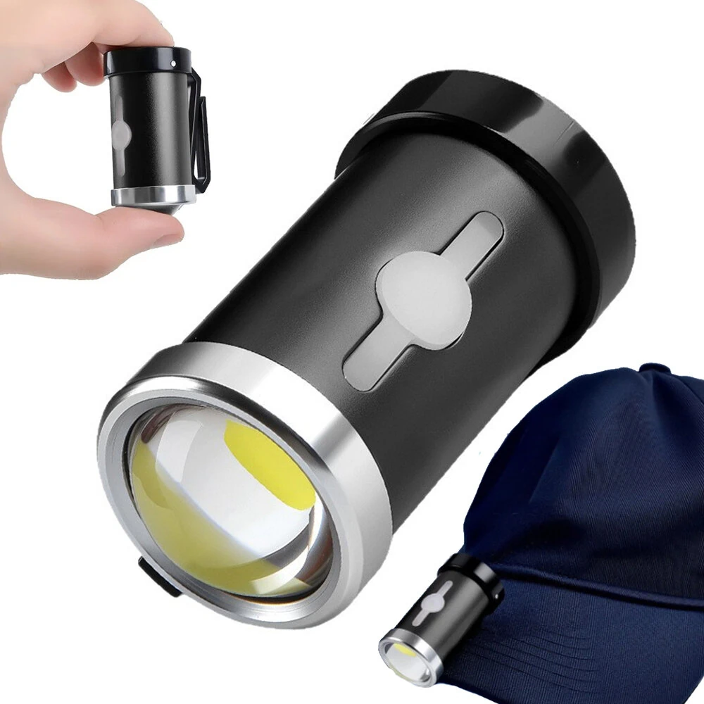 Ultra Mini Flashlight Auto Repair Strong Light Lamp Small Portable Pen Light, Magnetic Suction Maintenance COB Lighting Lamp