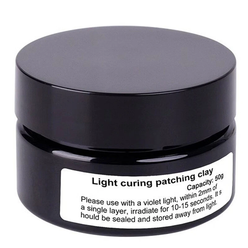 Ultra Violet Curing Putty Quick Curling Ultra Violet Curable Clay Easy Shaping High Hardness Multipurpose for Crafts Nail Art — view 8