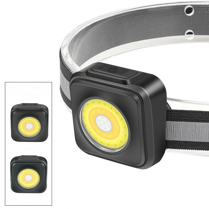 Ultralight COB Mini LED Headlamp USB Rechargeable Portable Strong Outdoor Lighting Headlamp Head Light For Fishing Camping Cycling — view 3