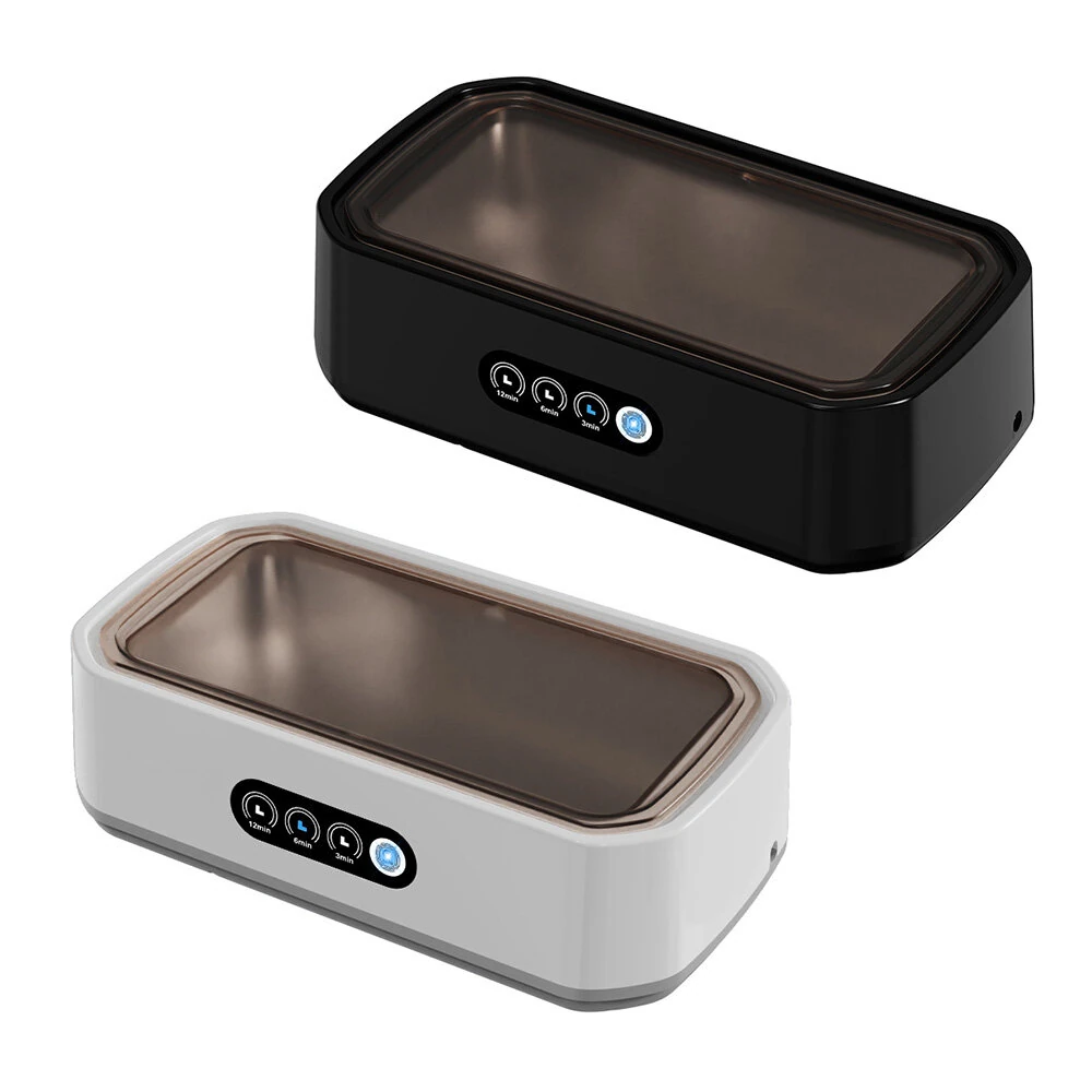 Ultrasonic Cleaner Multi-functional 650ml Touch Control 48kHz High-Frequency for Jewelry Eyeglasses Dental Appliances Silent Operation UV Sterile Cover — Pricio