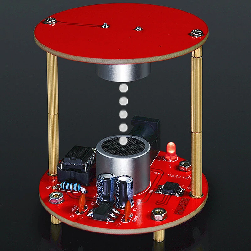 Ultrasonic Levitation DIY Acoustic Wave Standing Wave Levitation Electronic Production Scientific Experiment Circuit Board Welding Practice Parts — view 2