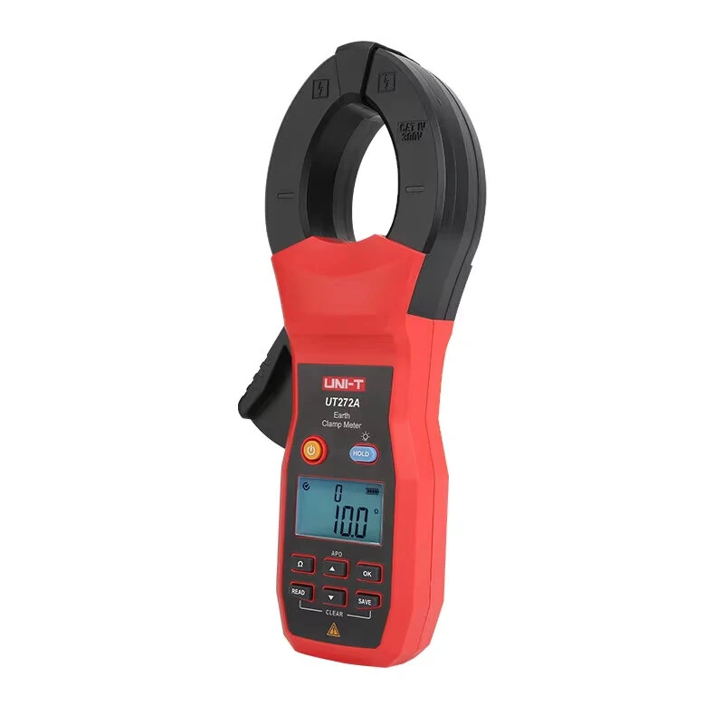 UNI-T UT272A UT275A Earth Clamp Meter 0.010-1200Ohm 44.5mm Jaw Opening Ground Resistance Tester — view 2