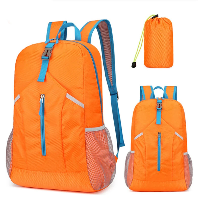 Unisex Outdoor Sports Waterproof Backpack Lightweight Foldable 25L Hiking Fitness Camping Climbing Travel Bag — Unisex