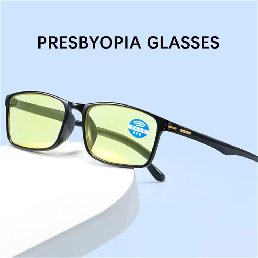 Universal +200 Night Vision/Transparent Reading Glasses for Men Women HD Anti-Blue Light Presbyopia Eyeglasses — view 2