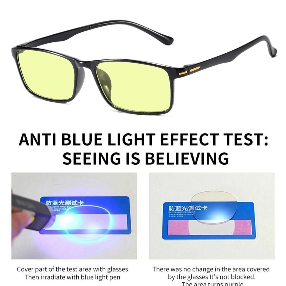 Universal +200 Night Vision/Transparent Reading Glasses for Men Women HD Anti-Blue Light Presbyopia Eyeglasses — view 9