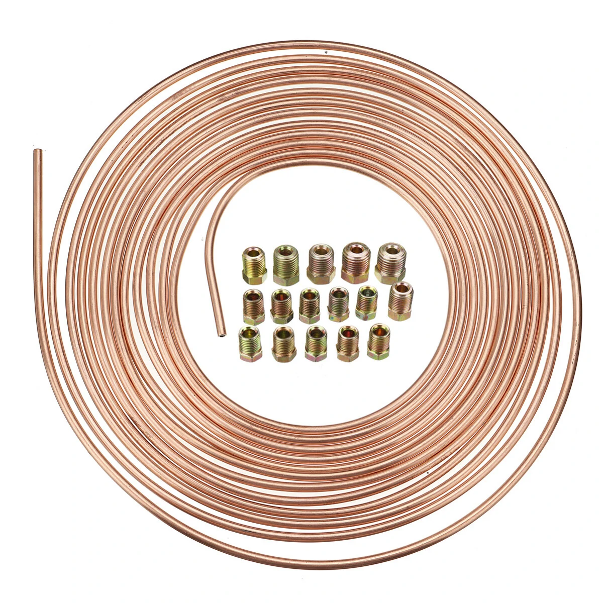 Universal 25Ft Copper Nickel Brake Line Tubing Kit 3/16 — Pricio