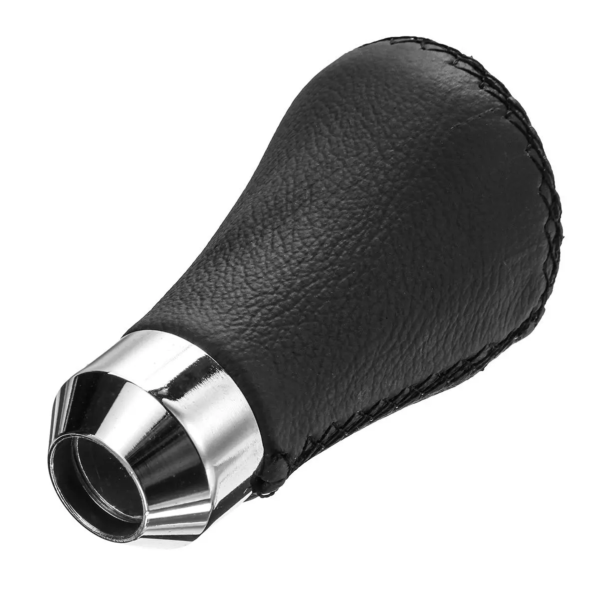 Universal 5 Speed Car Leather Shift Knob Manual Gear Stick Shift Shifter Lever — view 4