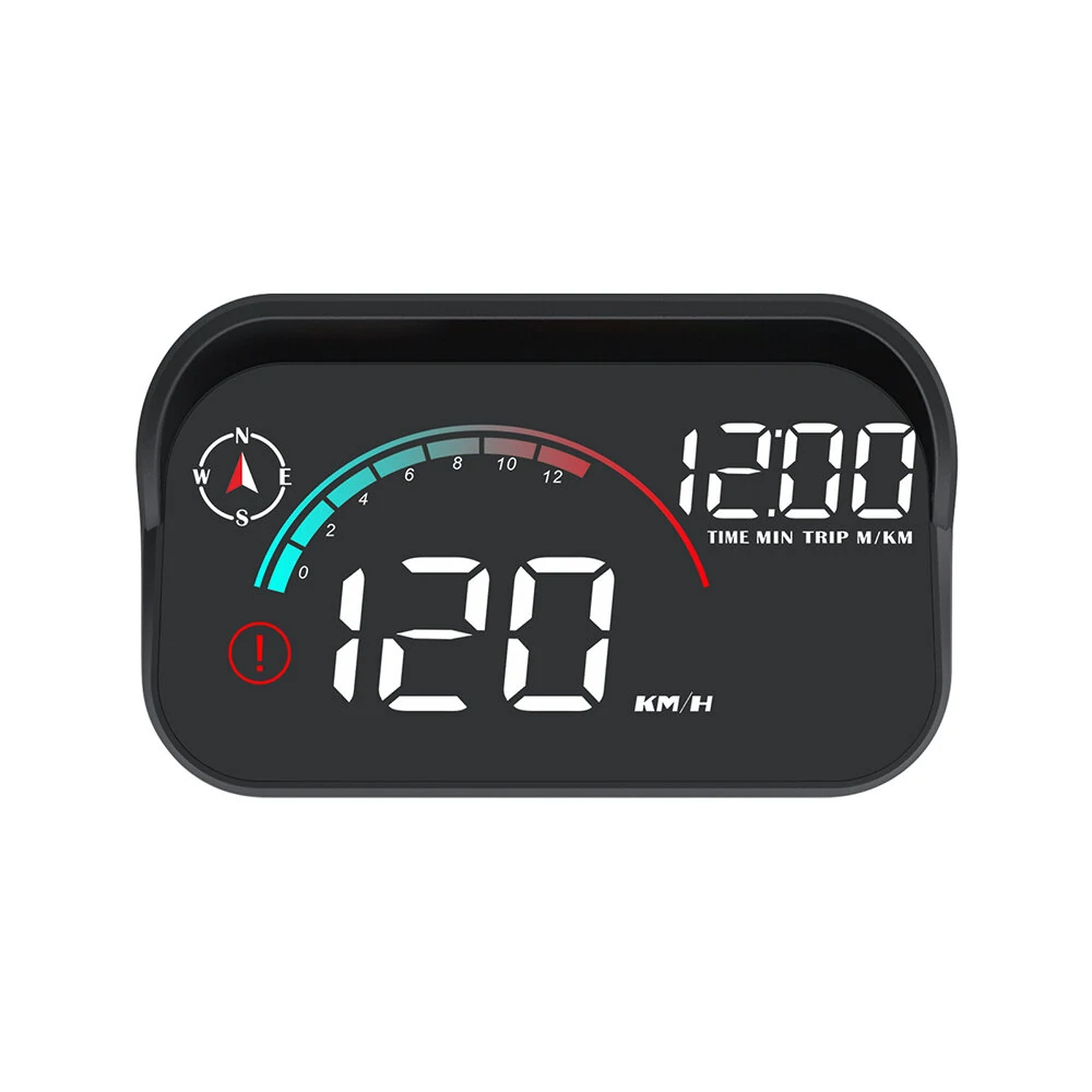 Universal Car Head Up Display HUD Digital GPS Speedometer Projector Screen Dashboard Odometer with Overspeed Alarm For All Cars — image 1